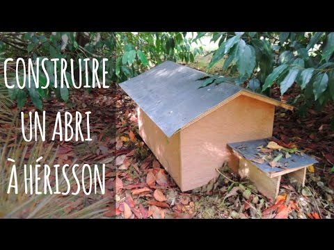 COMMENT CONSTRUIRE UN ABRI À HÉRISSON (POUR BRICOLEURS ET NON BRICOLEURS)