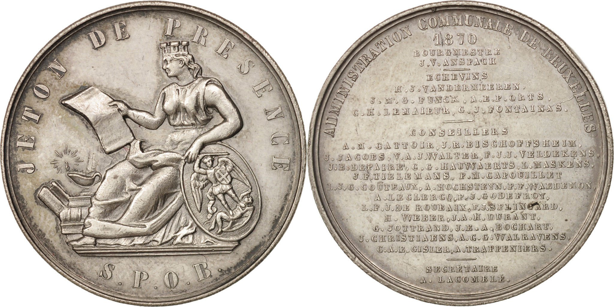 180101 Jetons de présence à Bxl Jetons de présence