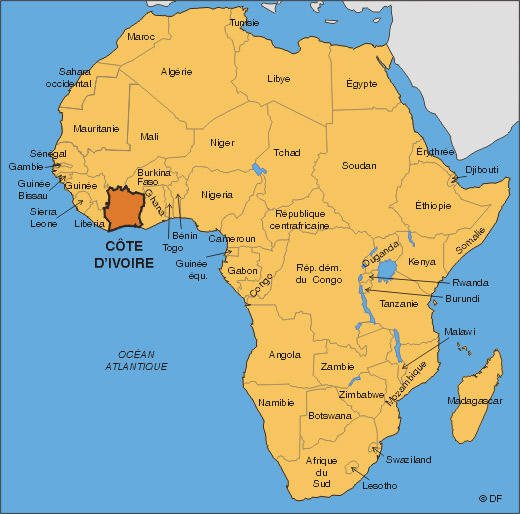 Gagnoa est en Côte d'Ivoire