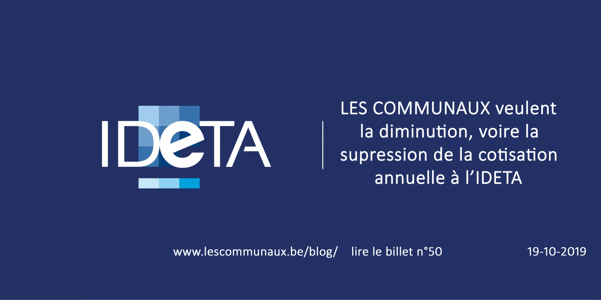 IDETA - la demande des COMMUNAUX