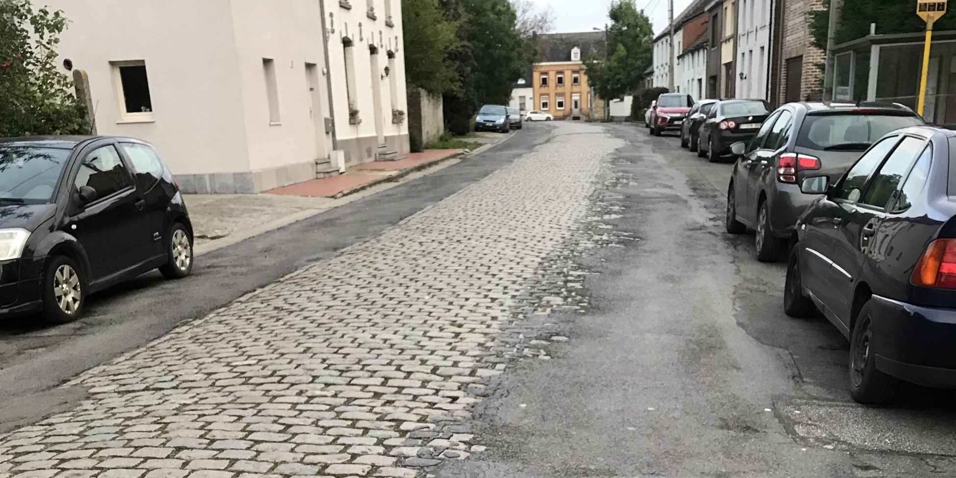 Rues pavées - rue Tour Vignoux dégradée