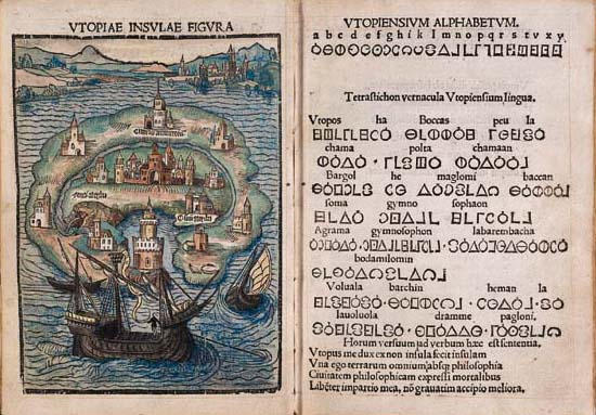 L'utopie - le livre de Thomas More 1516