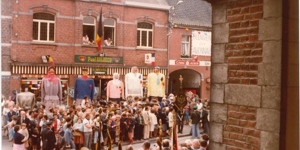 Nos géants en 1980 (Montils et Mévergnies)