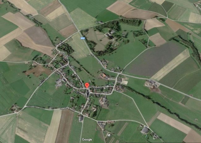 Gages - vue aérienne du village