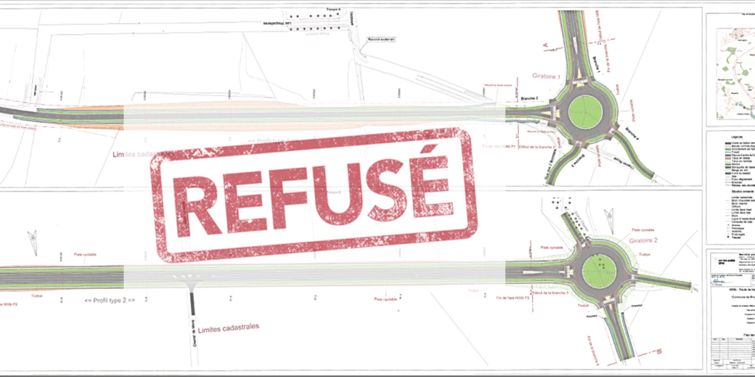 N56b – Route Pairi Daiza refusée N56b - Route Pairi Daiza refusée