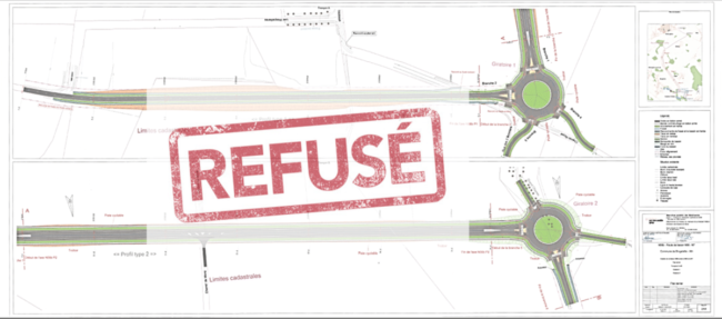 N56b - Route Pairi Daiza refusée