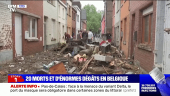 Contournement de Gages - Inondations en Belgique