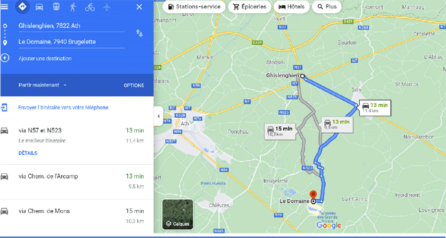 GPS à Brugelette – Itinéraire PDZ GPS à Brugelette - Itinéraire PDZ
