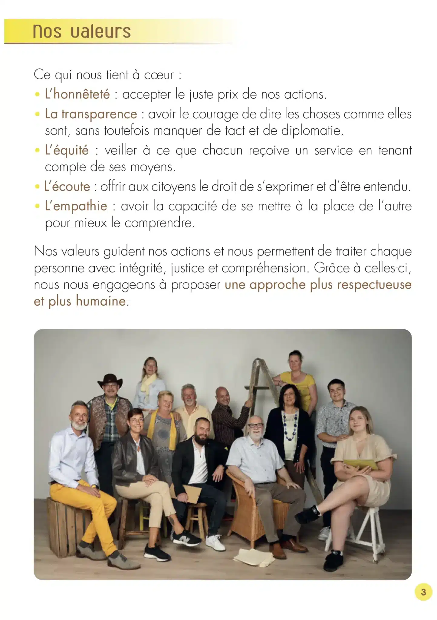 Communaux – Brochure – valeurs