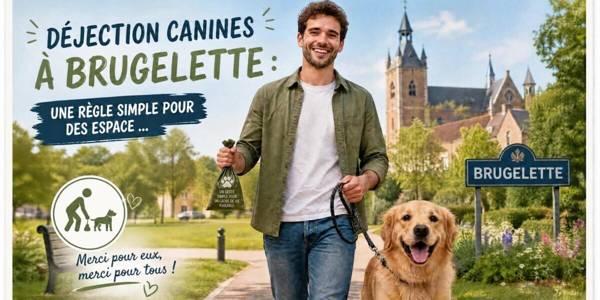 Brugelette déjections canines